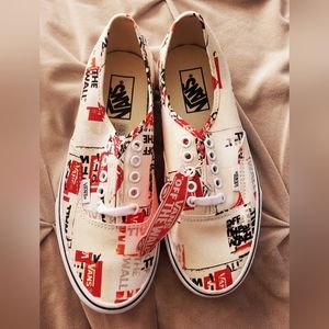 Vans / Van's Off The Wall / Cream / New / 6.5 Men / 8 Women